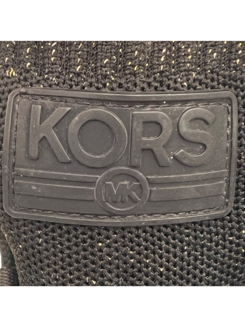Michael Kors Skyler Elastic Bootie Wedge High Top Sneaker Womens Size 7 Metallic - Picture 13 of 16